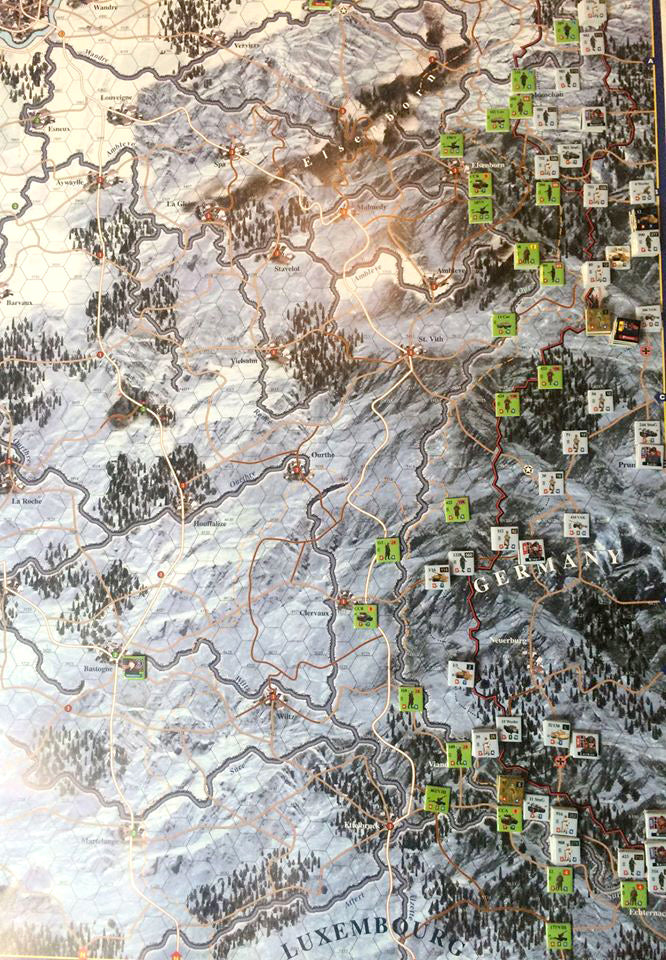 Ardennes battle game map