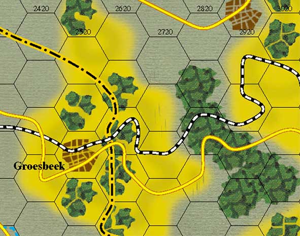 Strategic Wargame Arnhem 1944 map