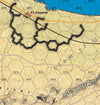 Battle of El Alamein map